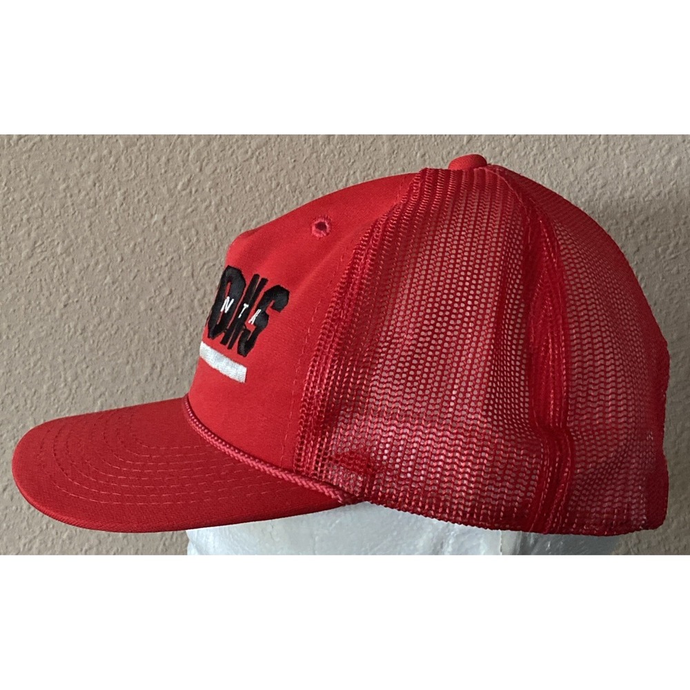 Atlanta Falcons Sports Specialties Hat Snapback Mesh 80s EARLY Spellout NFL - Picture 3 of 11